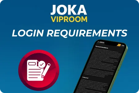 Login Requirements Jokaviproom